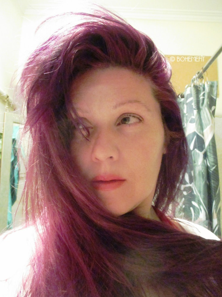 Hair vegan color 'Purple Haze over Ginger Hair' by Manic Panic - the pagan  branwen